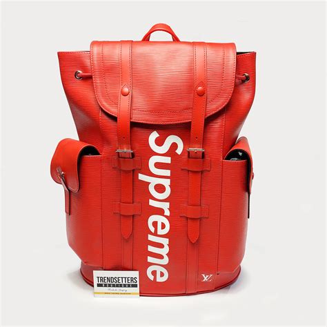 lv supreme backpack|Lv supreme backpack 100 authentic.